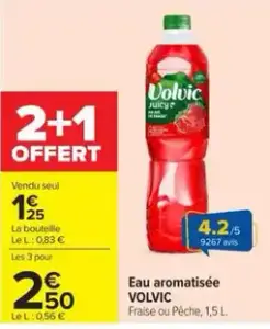 Volvic Eau aromatisée