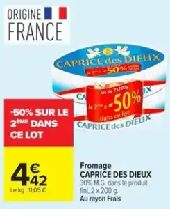 CAPRICE DES DIEUX Fromage