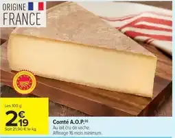 Comté A.O.P.