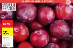 Prune rouge