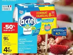 Lactel - lait u.h.t. format familial
