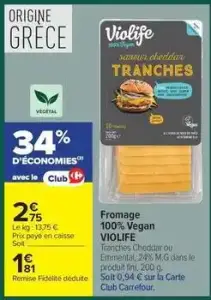 Fini - fromage 100% vegan