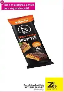 Bosch - barre crispy protéinée nxt level basic-fit