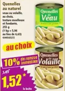 Quenelles de Veau
