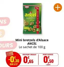 Ancel mini bretzels d'alsace