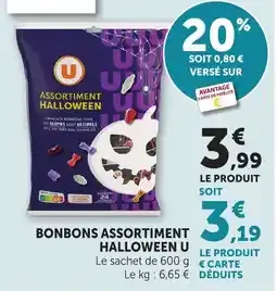 U Bonbons assortiment Halloween
