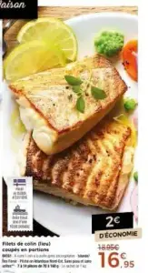 Filets de colin (lieu)