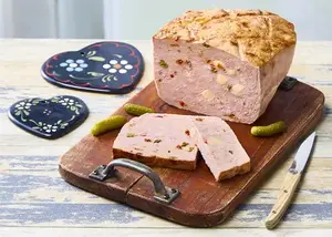 PÂTÉ DE VIANDE AUX POIVRONS OU DE CAMPAGNE THIERRY SCHWEITZER