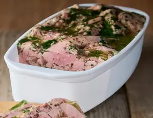 JAMBON PERSILLÉ DE BOURGOGNE BLEU-BLANC-COEUR MORVAN CHARCUTERIES SALAISONS