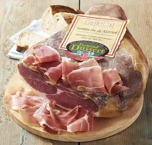 VÉRITABLE JAMBON SEC TRADITIONNEL DU MORVAN AFFINÉ 9 MOIS FERNAND DUSSERT