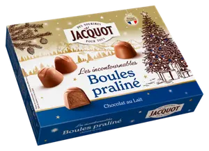 BOULES DE CHOCOLAT FOURREES PRALINE JACQUOT