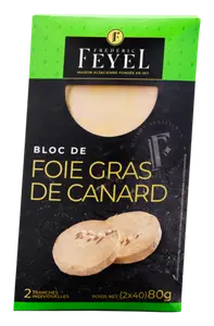 Duo de Bloc de Foie Gras Mi-Cuit Feyel