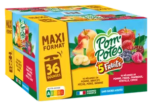 POM'POTES 5 FRUITS SANS SUCRES AJOUTES