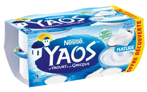 YAOURT A LA GRECQUE OFFRE DECOUVERTE YAOS