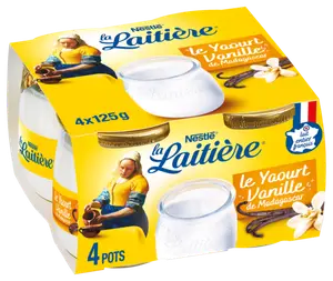La Laitière Yaourt Arôme Citron 4x125g