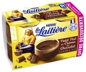 PETITS POTS DE CREME OFFRE DECOUVERTE LA LAITIERE