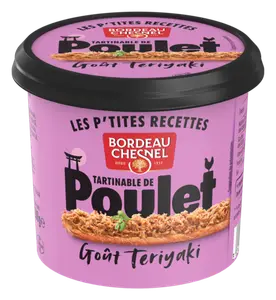 LES P'TITES RECETTES TARTINABLES DE POULET TÉRIYAKI BORDEAU CHESNEL