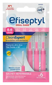 BROSSETTES CLEAN EXPERT 0.6 MM EFISEPTYL
