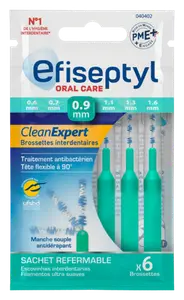 BROSSETTES CLEAN EXPERT 0.9 MM EFISEPTYL