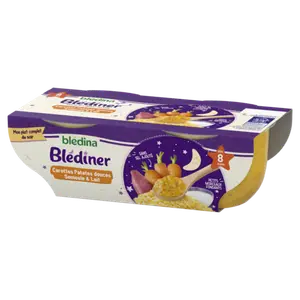 REPAS POUR BEBE A PARTIR DE 8 MOIS BLEDINER BLEDINA