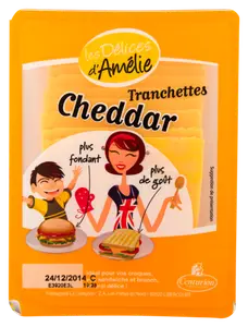 Cheddar au Lait Pasteurise les Delices D'amelie