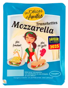 Tranchettes de Mozzarella les Delices D'amelie