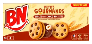 MINI BISCUITS PETITS GOURMANDS CHOCOLAT NOISETTE BN