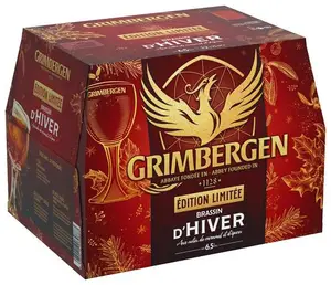 BIERE AMBREE GRIMBERGEN BRASSIN D'HIVER 6,5°