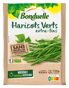 HARICOTS VERTS EXTRA FINS SURGELES BONDUELLE
