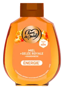MIEL + GELEE ROYALE + MANGANESE ENERGIE LUNE DE MIEL