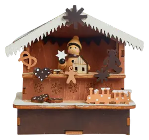 CABANE MARCHE DE NOEL LED