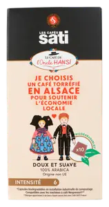 CAFE DE L'ONCLE HANSI ESPRESSO MOULU LES CAFES SATI