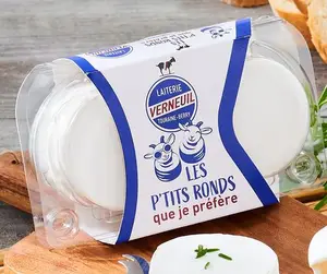 FROMAGE DE CHEVRE AU LAIT PASTEURISE LES P'TITS RONDS