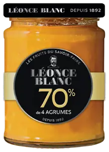 CONFITURE 70% DE FRUITS LEONCE BLANC