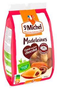 MADELEINES FOURRÉES AU CHOCOLAT ST MICHEL
