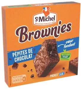 BROWNIES PEPITES DE CHOCOLAT ST MICHEL
