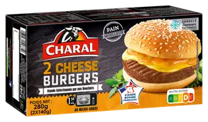 CHEESEBURGERS SURGELES CHARAL