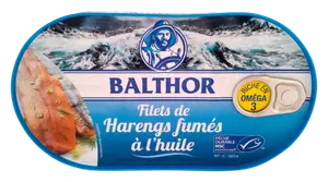 FILETS DE HARENGS FUMES A L'HUILE BALTHOR