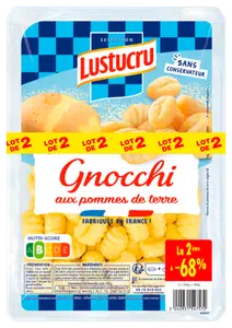 GNOCCHIS AUX POMMES DE TERRE LUSTUCRU