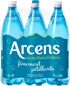 Eau Minérale Naturelle Finement Pétillante Arcens