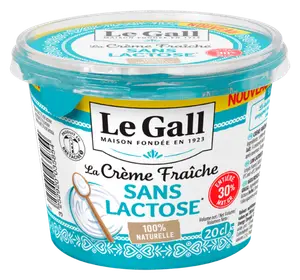 CREME FRAICHE EPAISSE SANS LACTOSE 30% MG LE GALL