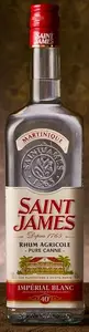 RHUM AGRICOLE IMPERIAL BLANC MARTINIQUE PURE CANNE SAINT JAMES 40°