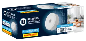 LOT DE 4 + 2 RECHARGES 450G POUR ABSORBEUR D'HUMIDITE