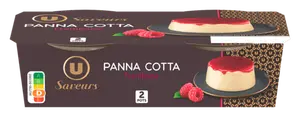 PANNA COTTA FRAMBOISE U SAVEURS