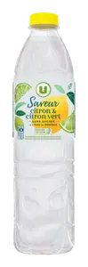 BOISSON EAU AROMATISEE SAVEUR CITRON & CITRON VERT U