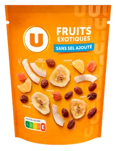 MELANGE FRUITS EXOTIQUES SANS SEL AJOUTE U