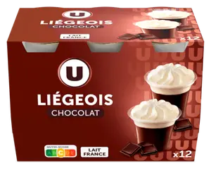 DESSERT LIEGEOIS CHOCOLAT U