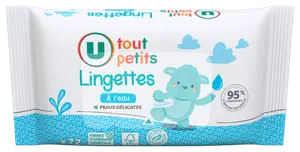 LINGETTES BEBE A L'EAU U TOUT PETITS