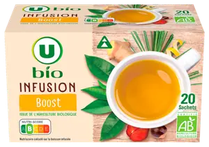 INFUSION BOOST CITRON GINGEMBRE U BIO