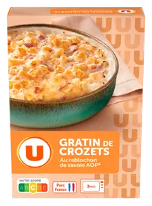 GRATIN DE CROZETS AU REBLOCHON DE SAVOIE AOP U